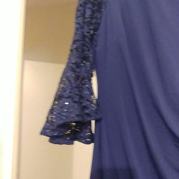 Marina Size 14 Navy blue sheath dress - Picture 3 of 4